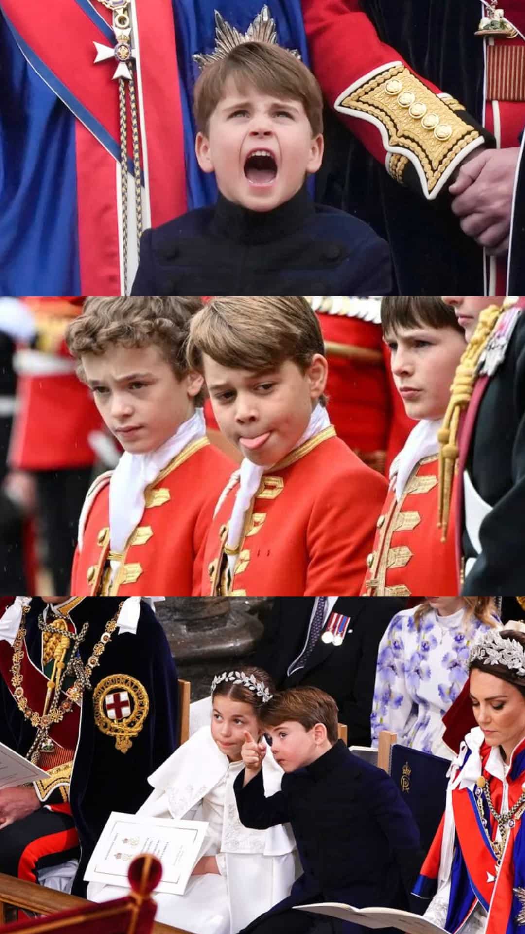 King Charles Coronation Prince Louis, Charlotte and steal the show