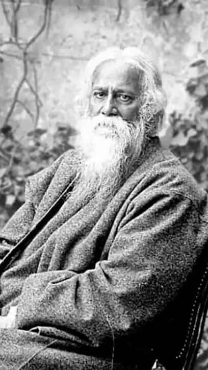 SHORT INFORMATION ON RABINDRANATH TAGORE visual data 3