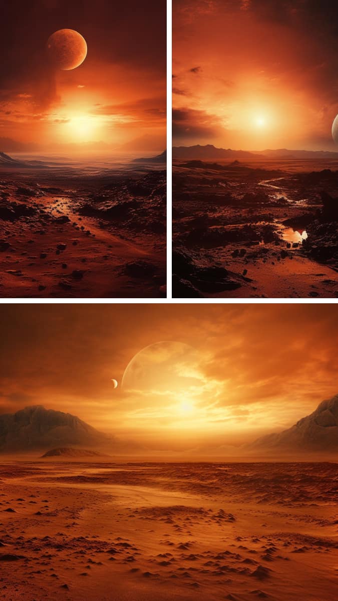 AI Imagines How Sun Looks from Mars