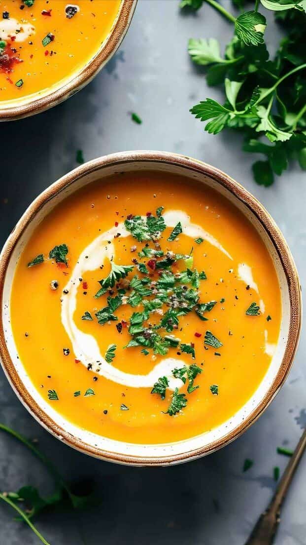 How To Make Creamy Carrot Soup In Winters in 4 Steps