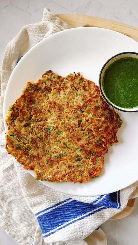 Easy Steps to Make Jowar Vegetable Chilla
