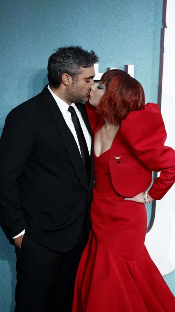 Lady Gaga Gives Nod To Harley Quinn, Romances Michael Polanksy On Red Carpet