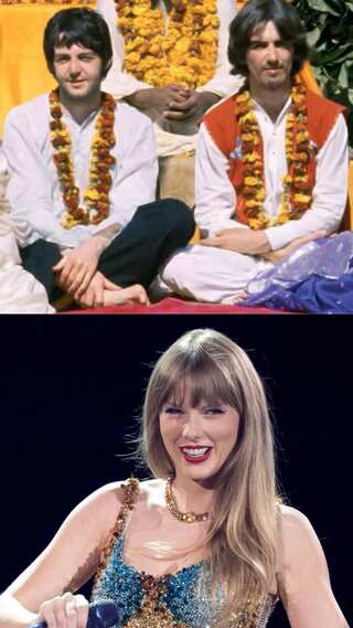 How The Beatles' India Stay Shaped Taylor Swift's Prominence