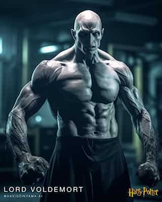 AI Portrays Harry Potter Characters as Bodybuilders