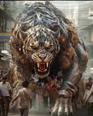Rise of the Beasts! AI Imagines Animals as Transformers
