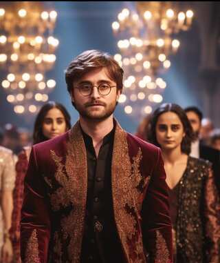 Magical! AI Reimagines Harry Potter Characters as Sabyasachi Models 