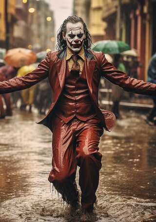 Different Versions Of The Joker, Courtesy AI