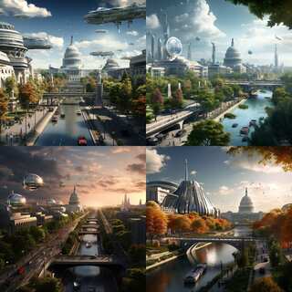AI Imagines Washington, DC in 2050