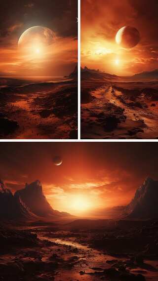 AI Imagines How Sun Looks from Mars