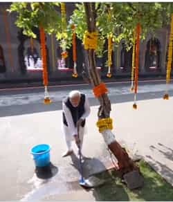 PM Modi Launches Temple Cleanliness Drive Ahead of Ayodhya Consecration