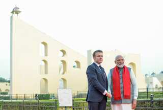 6 Highlights Of French President Macron's Visit To Jaipur
