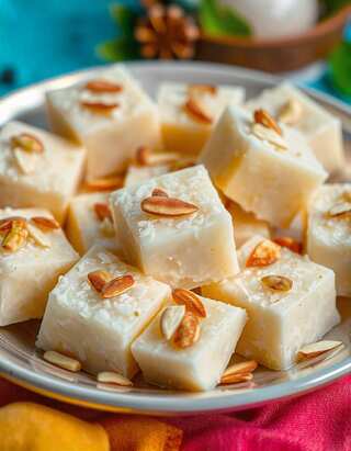 How to Make Indian-Style Fluffy Coconut Barfi in Just 5 Steps