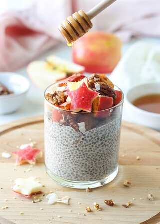 Start Your Day with a High-Protein Apple Cinnamon Chia Shake
