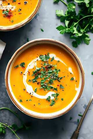 How To Make Creamy Carrot Soup In Winters in 4 Steps