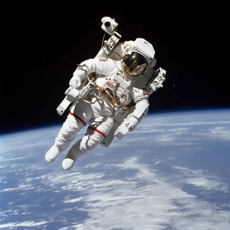 8 Fascinating Images Of First Untethered Spacewalk 
