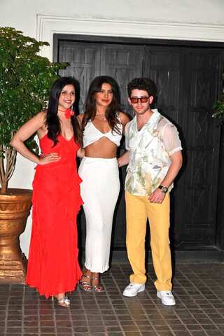 Priyanka And Nick At Mannara's Birthday Party
