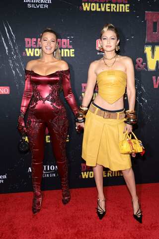 Blake Lively And Gigi Hadid Steal The Show At Deadpool And Wolverine Premiere
