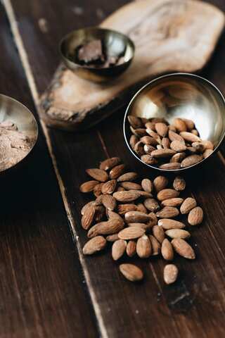 Chocolate Mocha Dusted Almonds Recipe