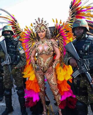 5 Times Rihanna Proved She's The Caribbean Queen In Carnival Costumes