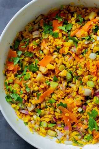 Make Delicious Moong Dal Chaat at Home in Simple Steps
