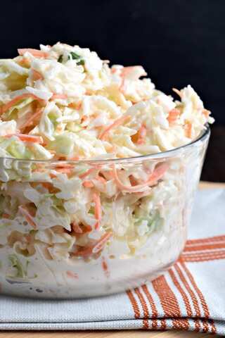 How To Make Coleslaw Salad In 15 Minutes